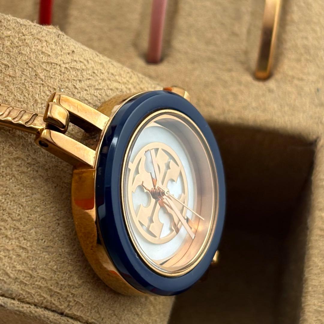 【極美品】トリーバーチ　チェンジベゼル　クォーツ　箱付　希少