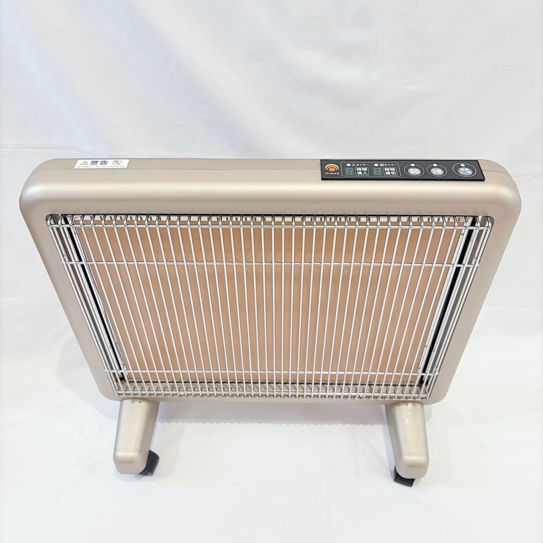 【美品】 サンルミエ タイマー付き 遠赤外線パネルヒーター E800L-TM3