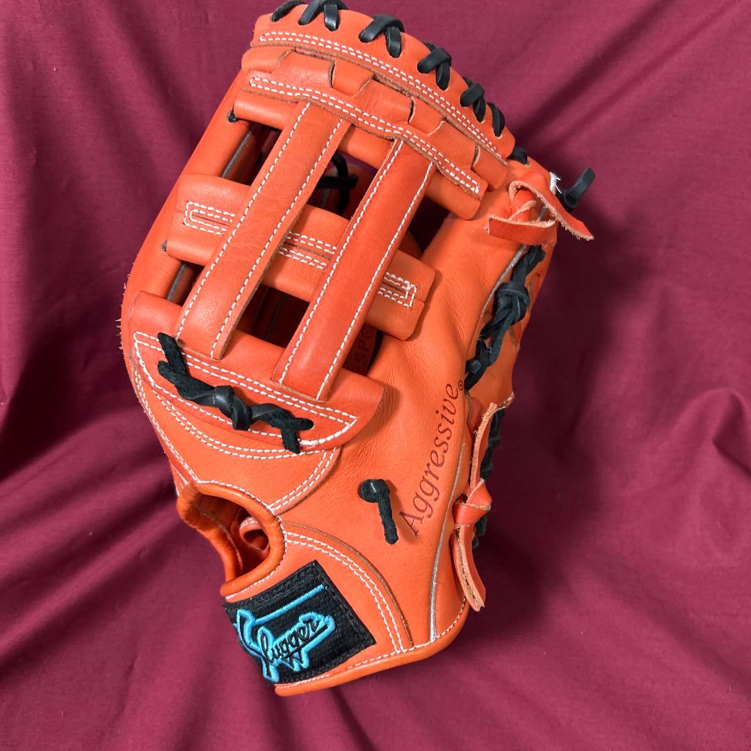 【福岡支店型付】久保田スラッガー軟式外野用　SPC型　阪神近本モデル　廃盤ラベル