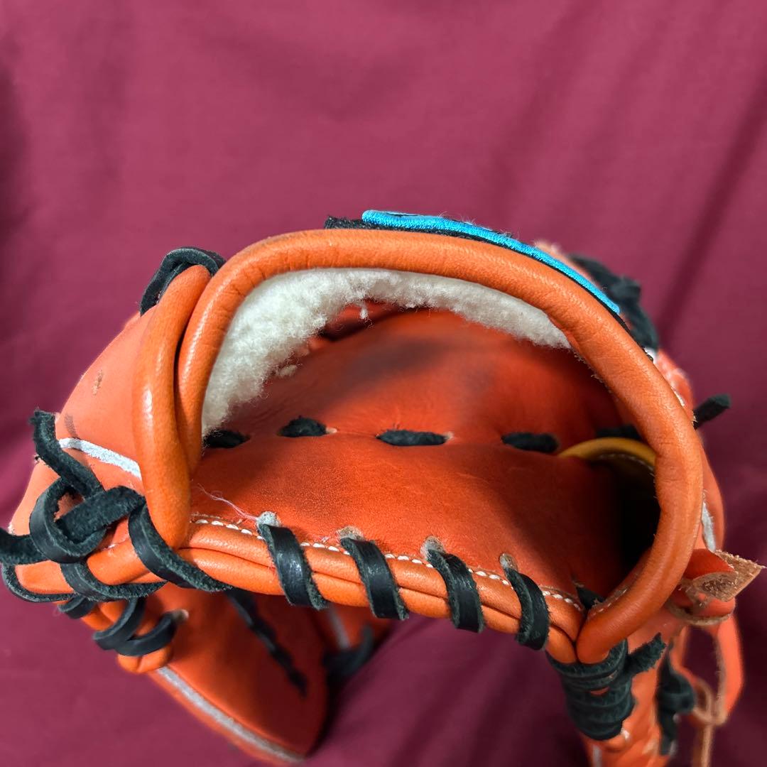 【福岡支店型付】久保田スラッガー軟式外野用　SPC型　阪神近本モデル　廃盤ラベル