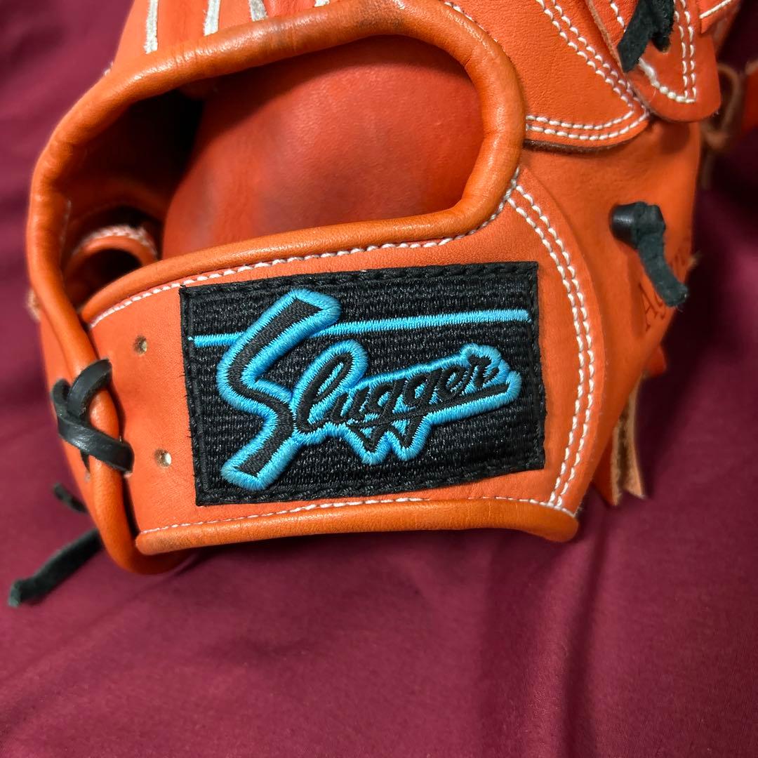 【福岡支店型付】久保田スラッガー軟式外野用　SPC型　阪神近本モデル　廃盤ラベル