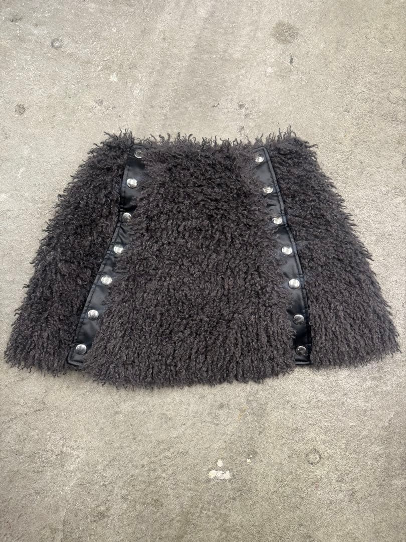 早い者勝ち　KISHIDAMIKI ファーミニスカート