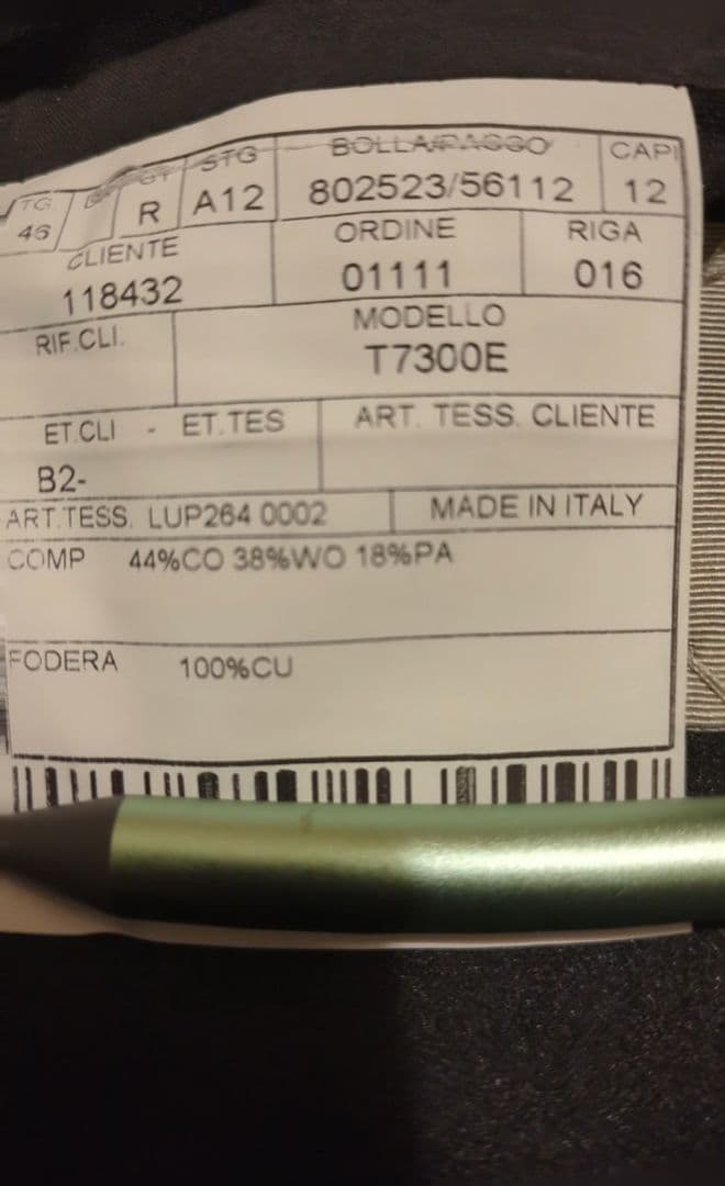 BOGLIOLI ブラック テーラードジャケット DOVER　サイズ46