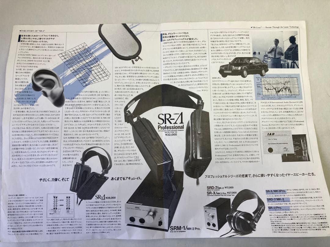 STAX SR-Λ Professional コンデンサー型ヘッドホン