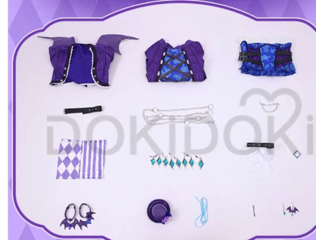 アイカツ　藤堂ユリカ　コスプレ　ゴスマジックコーデ　三分妄想　ウィッグ付き