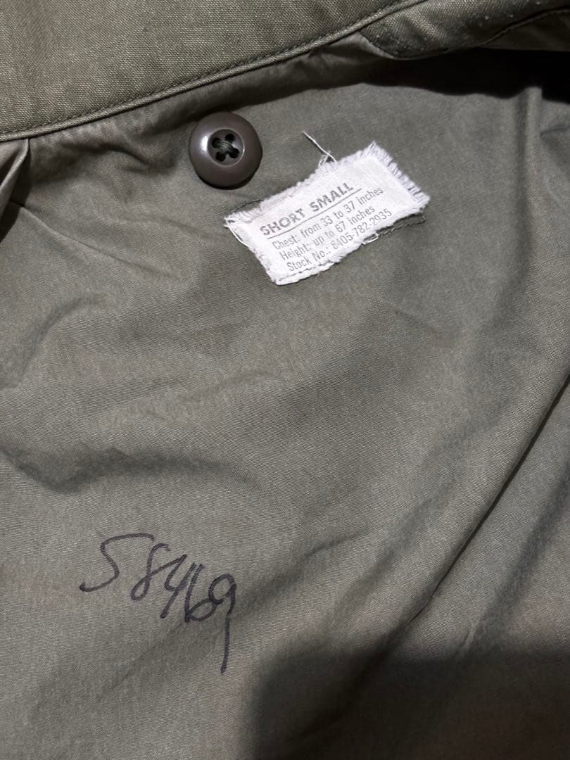 m-65フィールドジャケットセカンド　s-short
