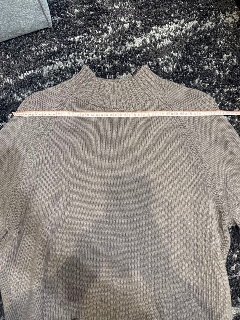 ZANONE ベージュ ニットセーター ハイネック