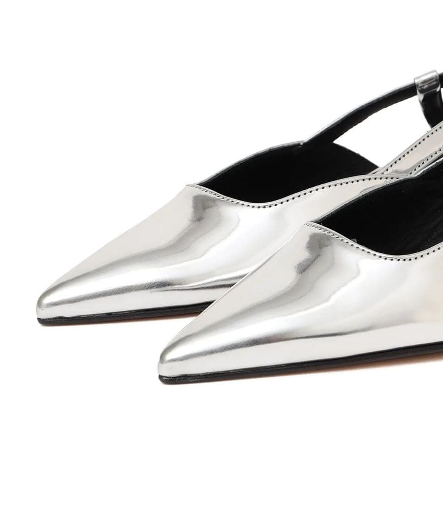 【ISABELLA FERRANTE】シルバー パンプス