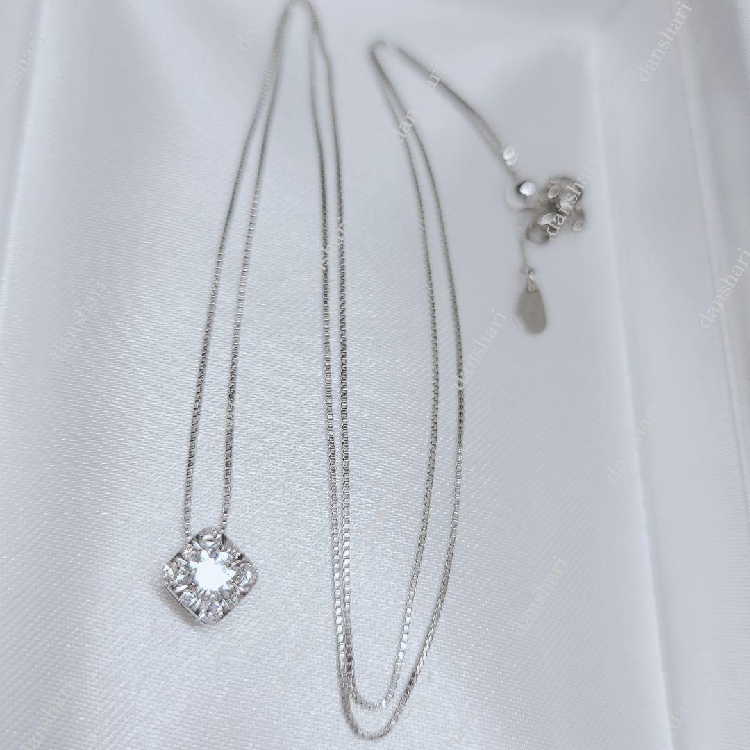 上質ダイヤ/Pt950.850/ヴァンドーム青山/ダイヤモンドネックレス/激レア