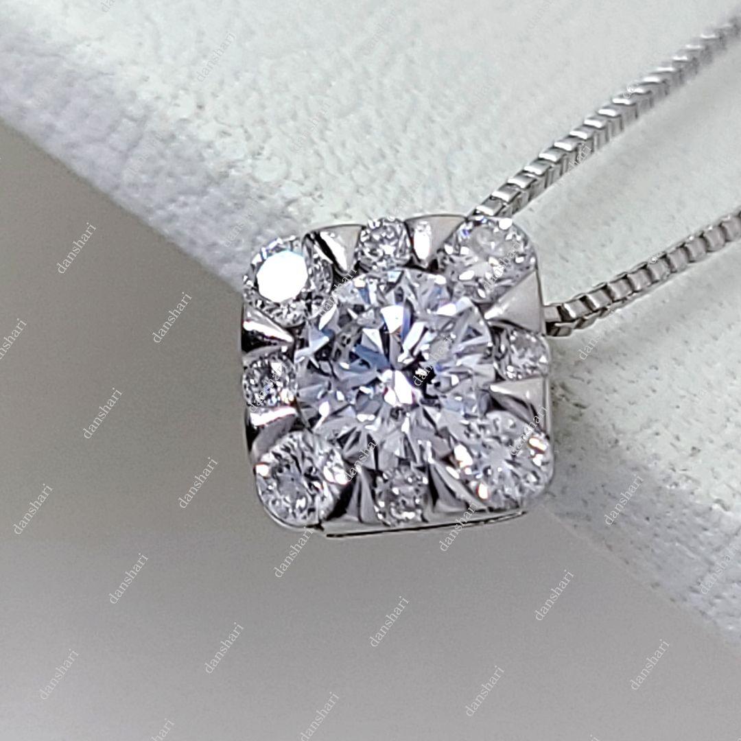 上質ダイヤ/Pt950.850/ヴァンドーム青山/ダイヤモンドネックレス/激レア