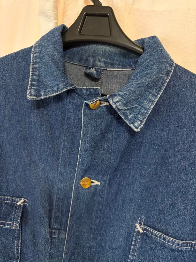 80s USA製 Carhartt カーハート カバーオール チョアコート L