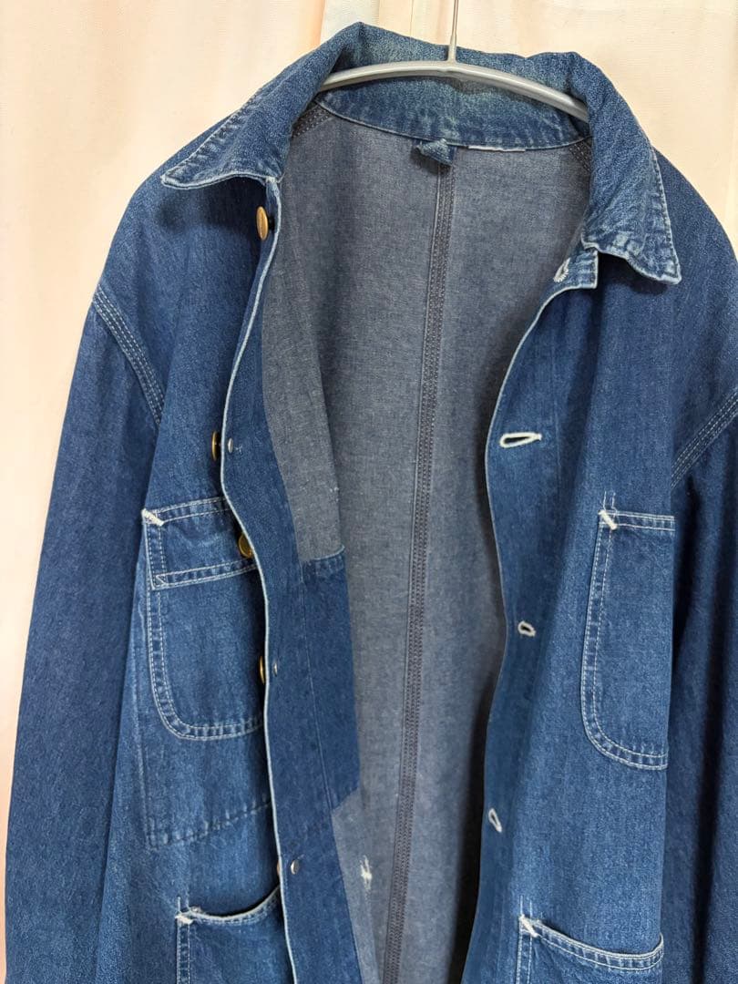 80s USA製 Carhartt カーハート カバーオール チョアコート L