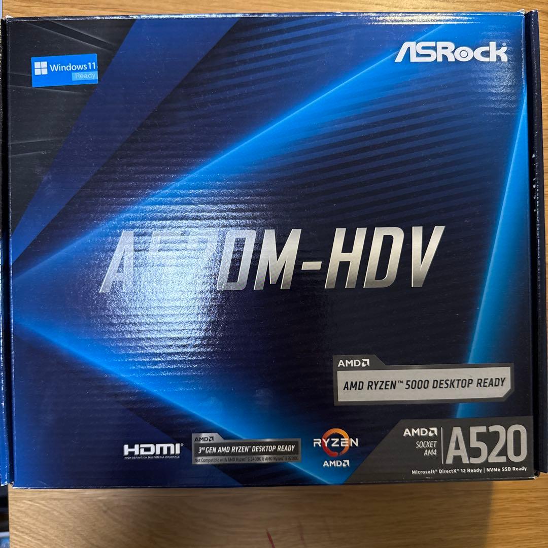 AMD RYZEN 5 4500 マザーボード+クーラー セット動作確認済み