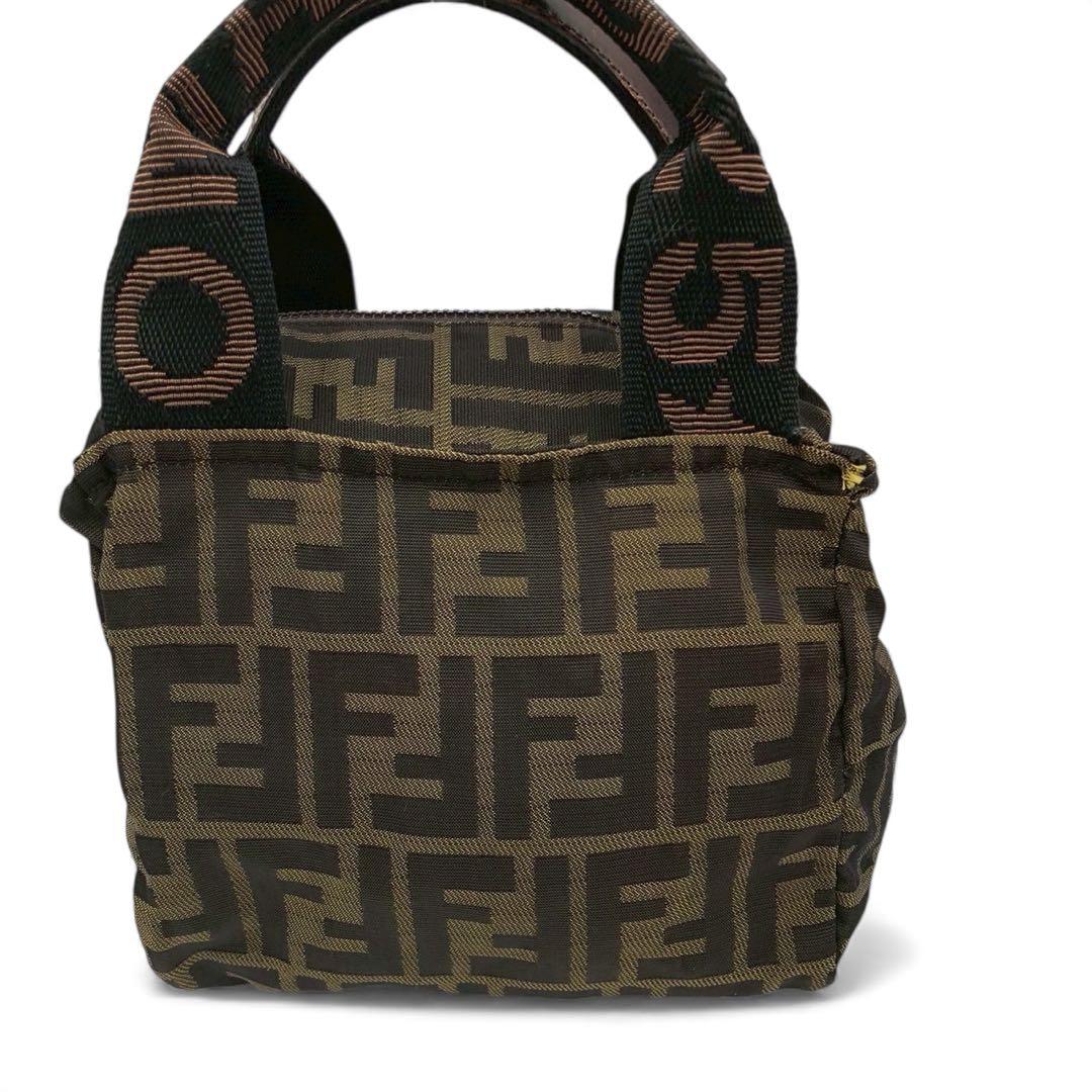 ズッカ柄◎FENDI フェンディ ハンドバッグ ミニバック ズッカ 定番