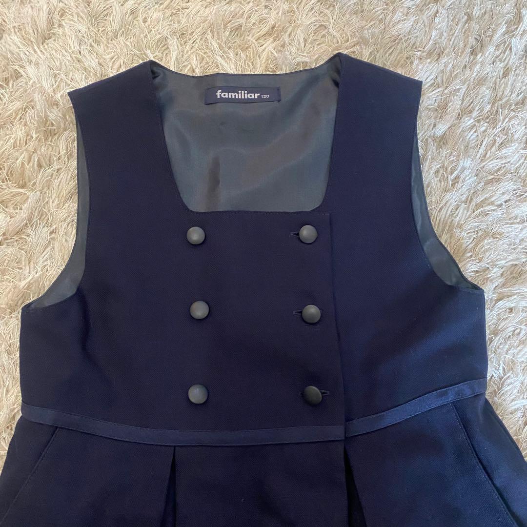 美品 familiar アンサンブル ファミリア ワンピース ジャケット お受験