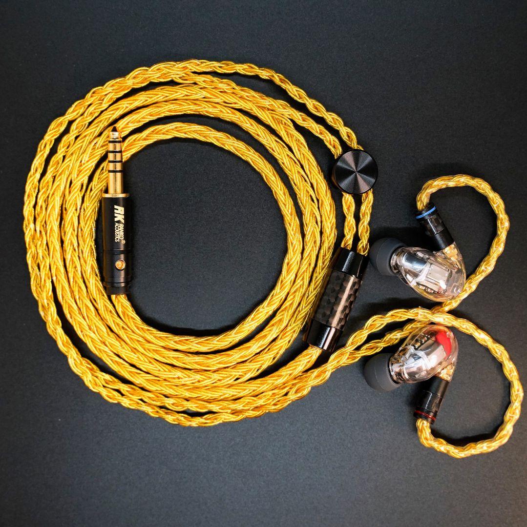 【自信作・保証付き-超希少12BA】純正ユニット▪DIY SE846 クリア本体