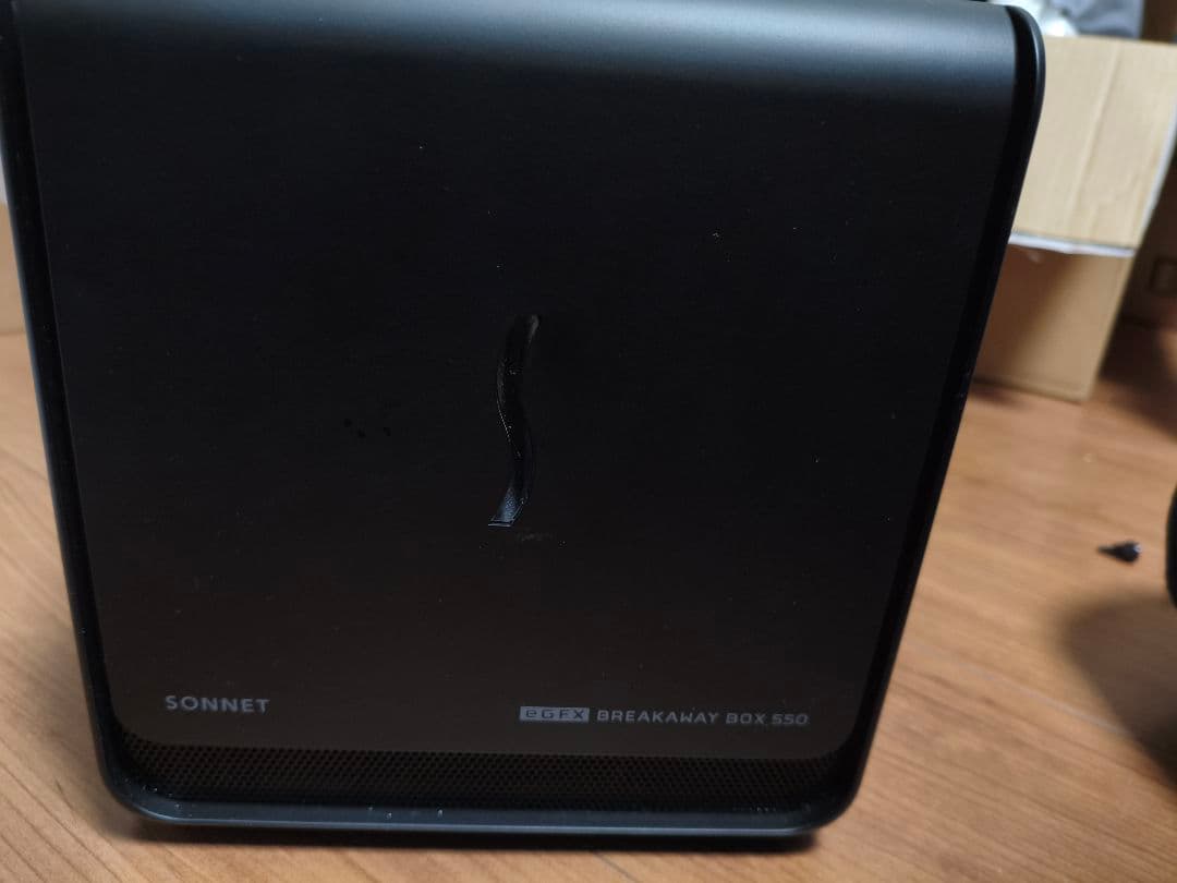 sonnet egfx breakaway box 550 ジャンク品 egpu