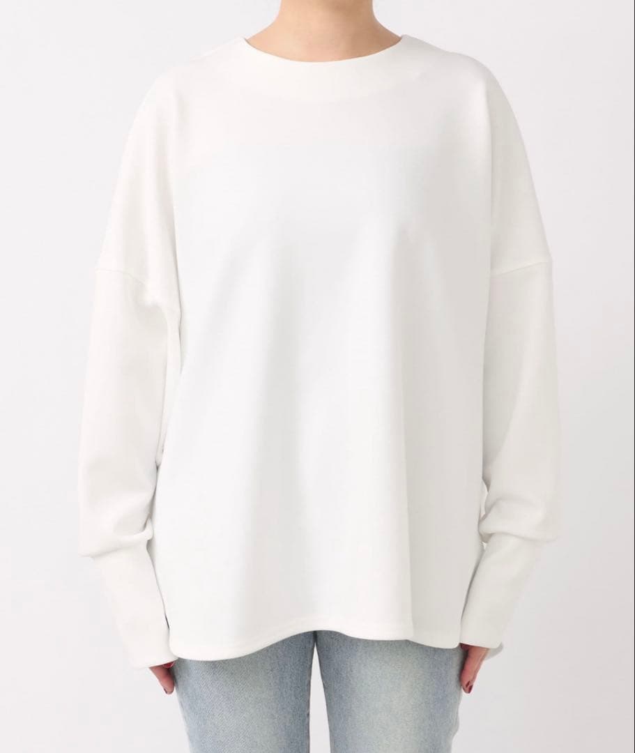 リヴドロワ ダンボールポンチョプルオーバー ホワイト