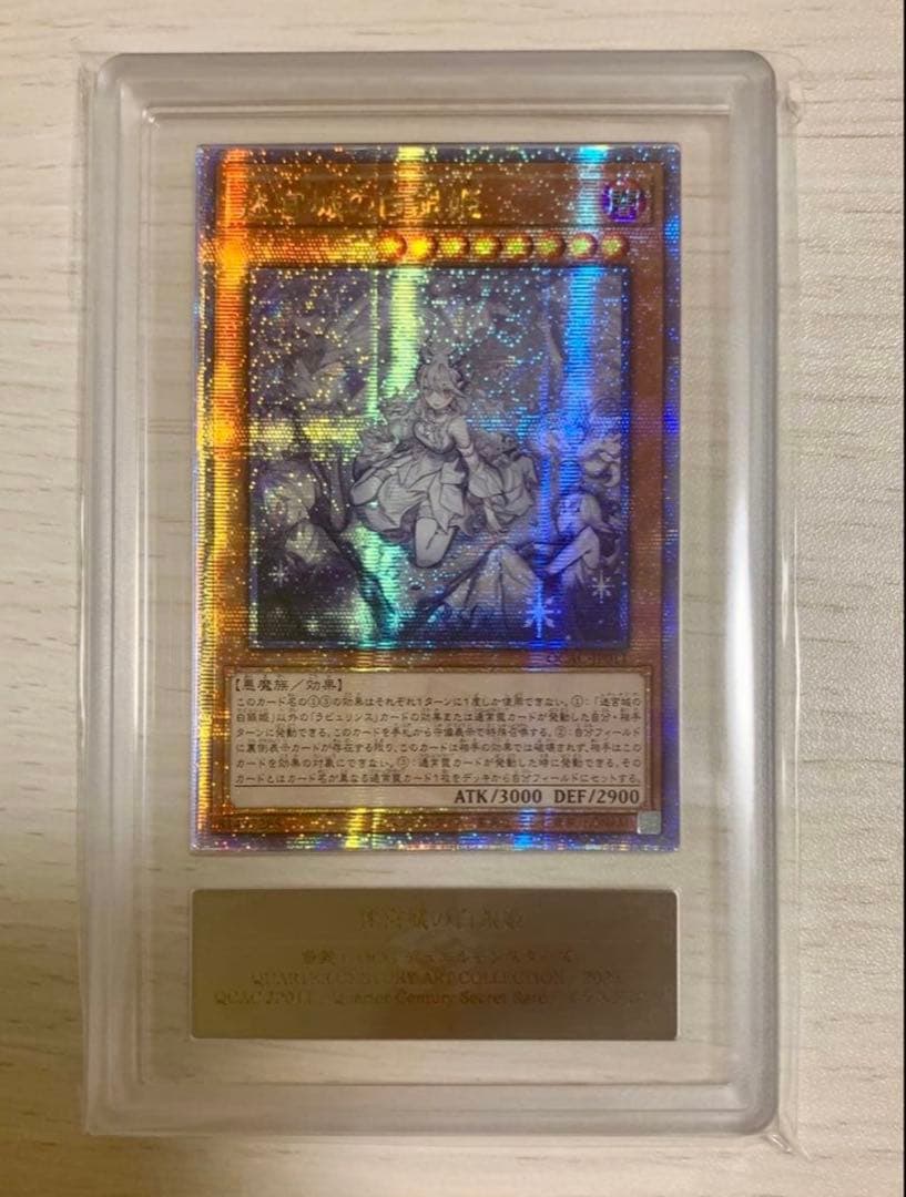 ARS10 遊戯王 迷宮城の白銀姫 絵違い アジア25thシークレットレア