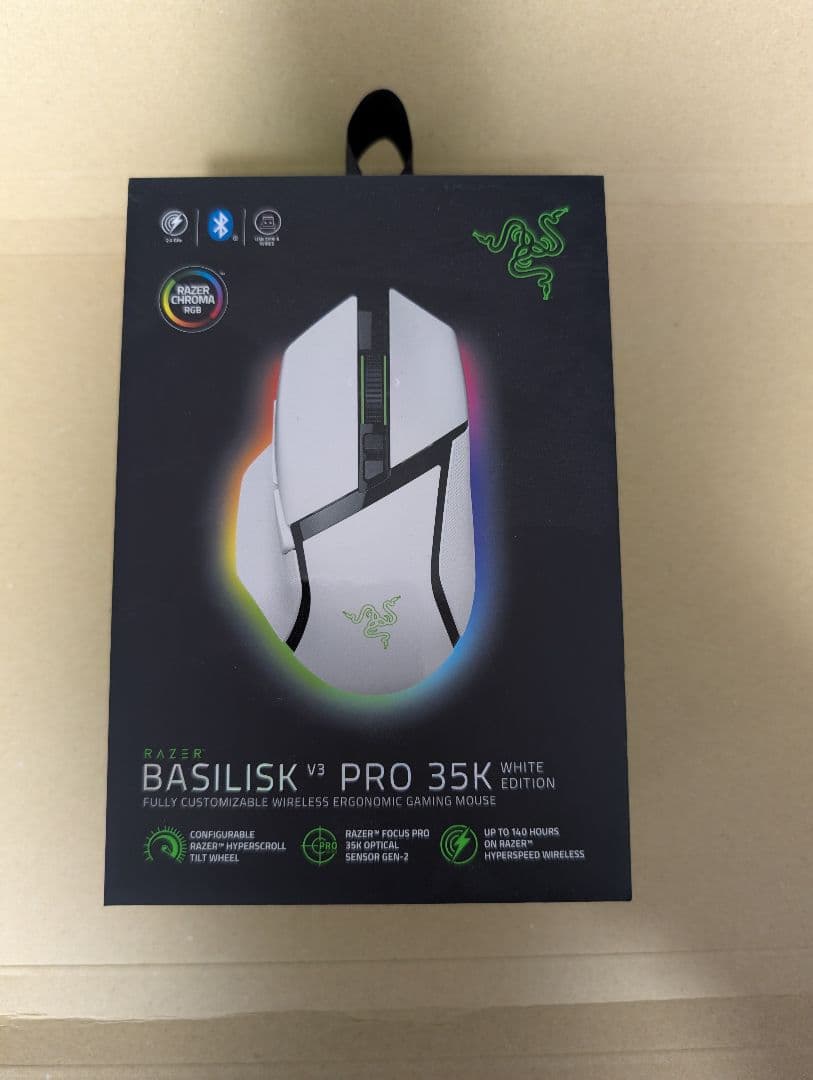 マウス・トラックボール Razer Basilisk V3 Pro 35K White Edition