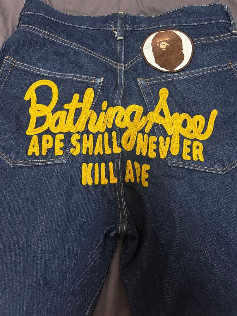 Abathing Ape デニムショートパンツ