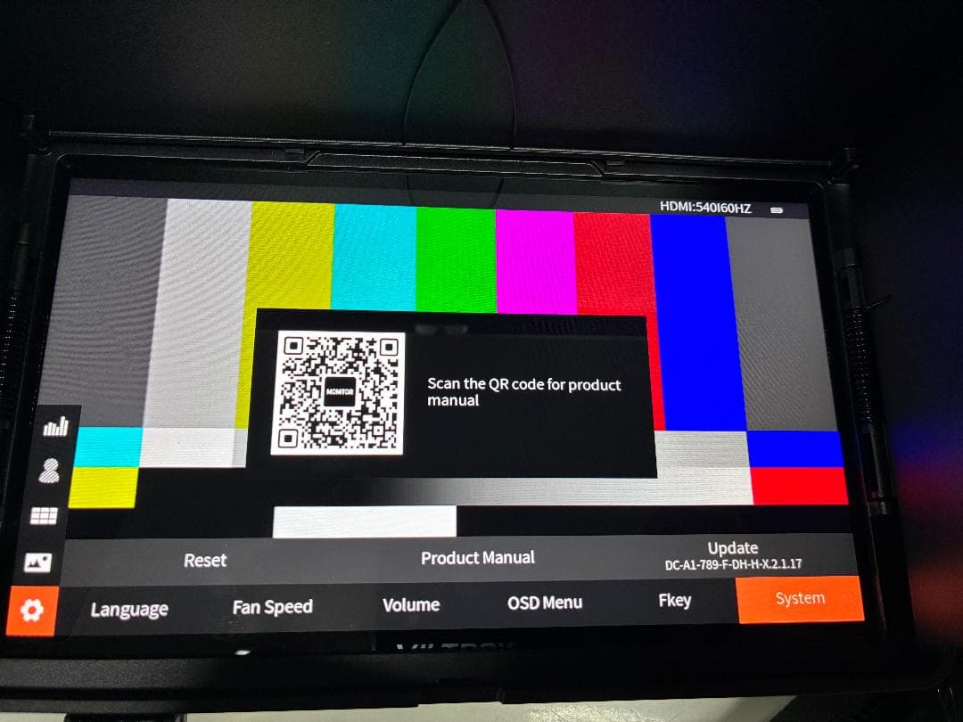 一度だけ使用・VILTROX DC-A1 カメラモニター