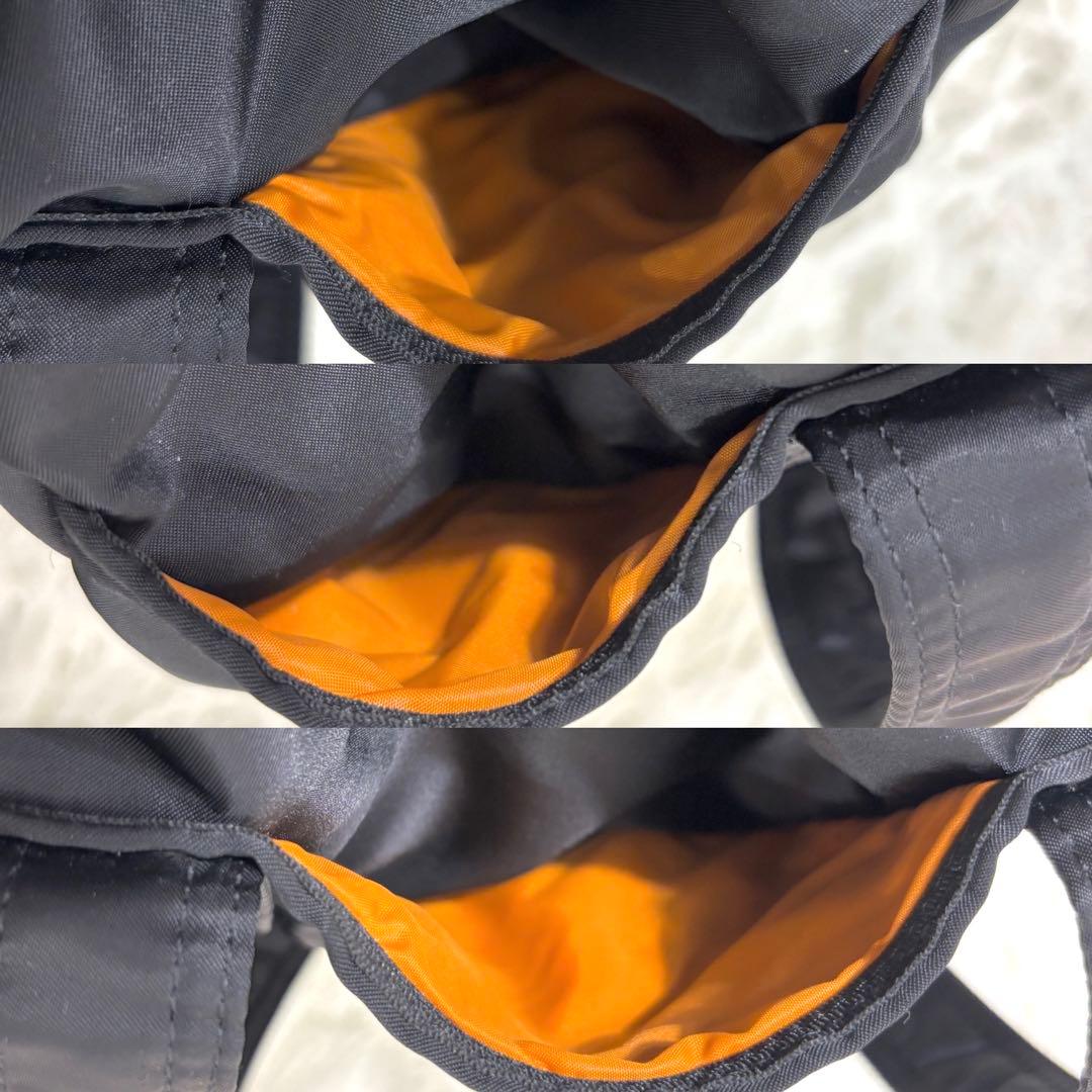 美品 ポーター PORTER タンカー ミニボストン S ブラック