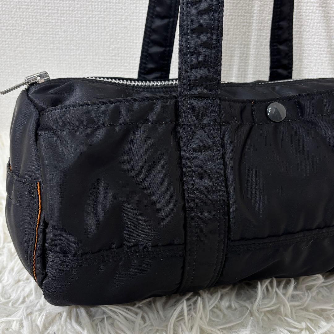 美品 ポーター PORTER タンカー ミニボストン S ブラック