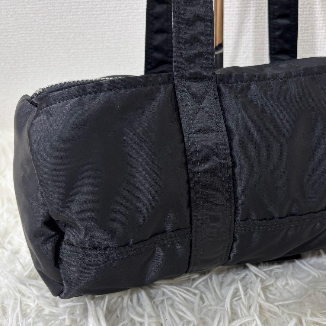 美品 ポーター PORTER タンカー ミニボストン S ブラック