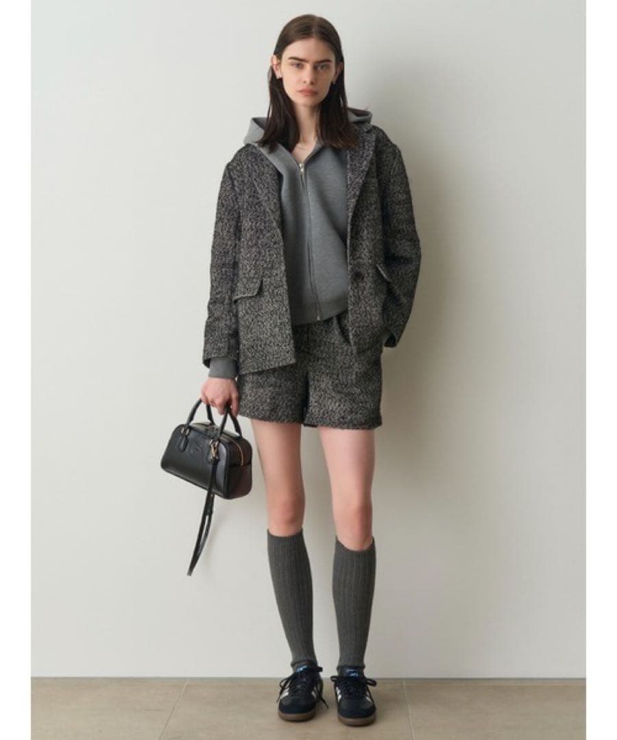 スナイデル　オーバーサイズ　ジャケット　テーラード　アウター　コート　ツイード