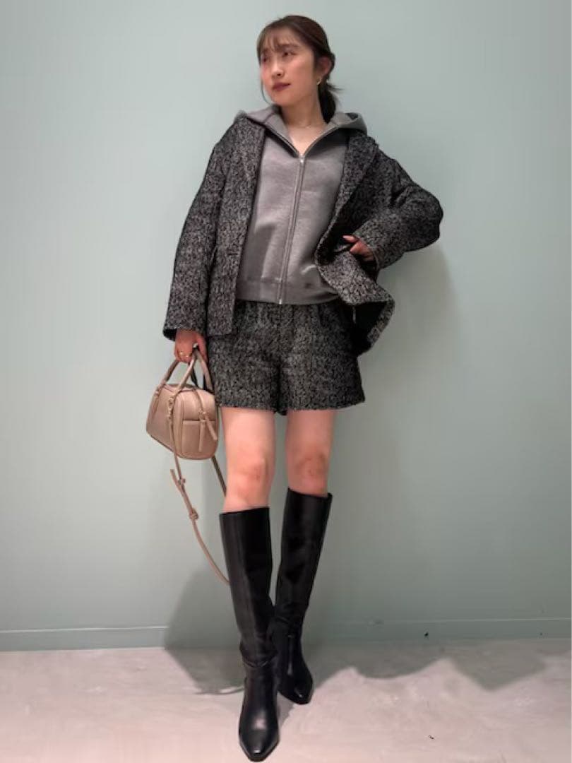 スナイデル　オーバーサイズ　ジャケット　テーラード　アウター　コート　ツイード