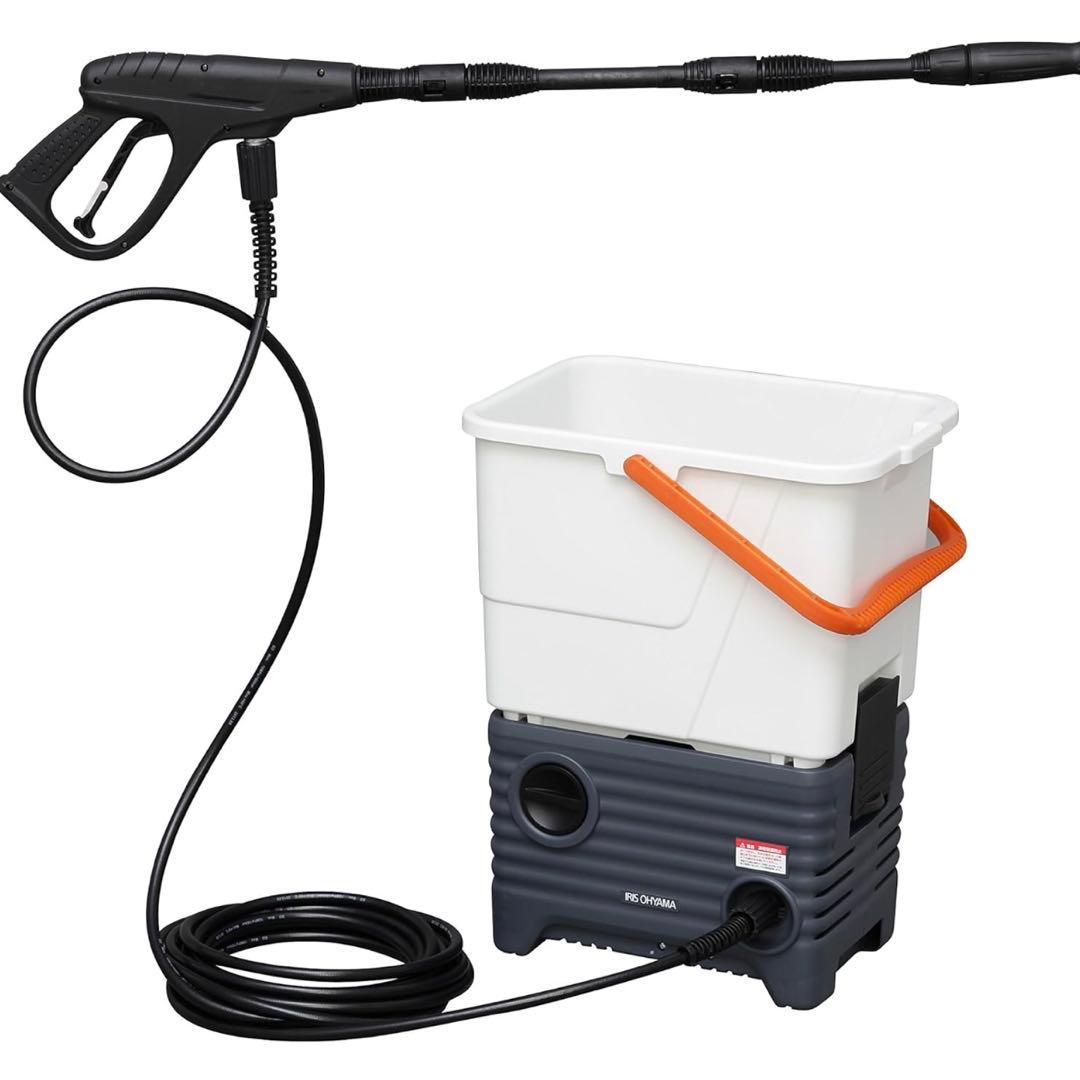 アイリスオーヤマ 高圧洗浄機 タンク式 SBT-512 デッキブラシ付き