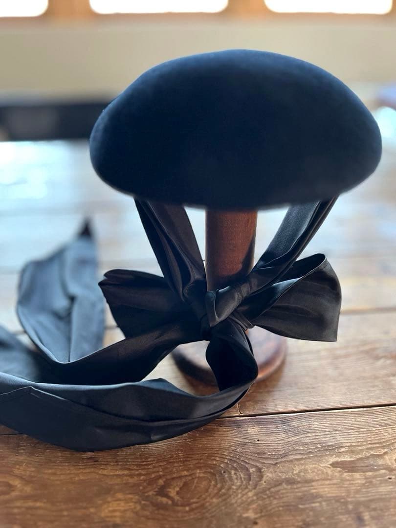 Sugri ミニベレー帽　ファーベロア