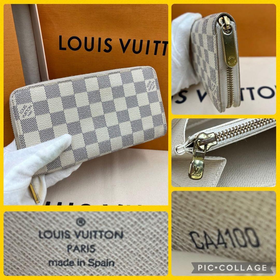 【美品】ルイヴィトン ダミエ アズール ジッピー 長財布 箱・保存袋付き♪