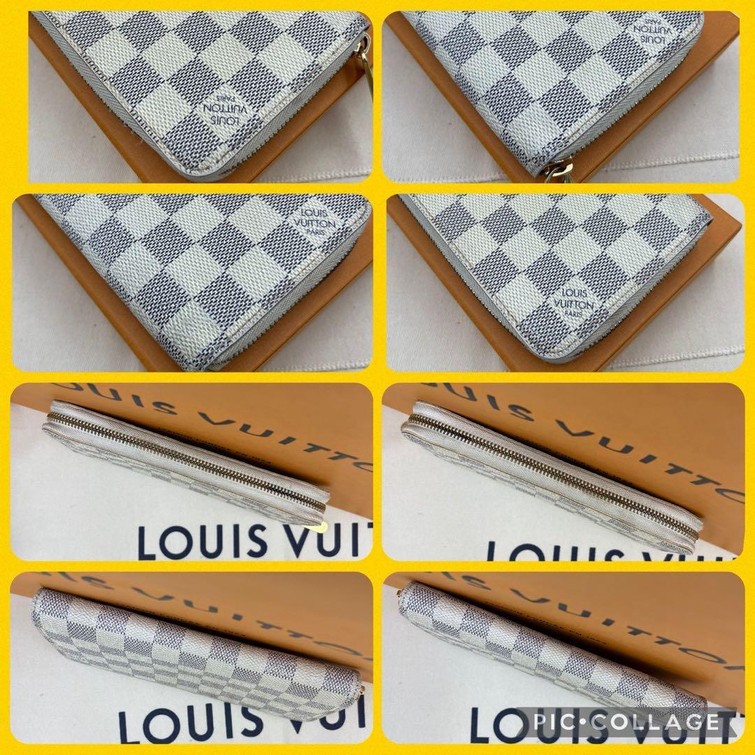 【美品】ルイヴィトン ダミエ アズール ジッピー 長財布 箱・保存袋付き♪