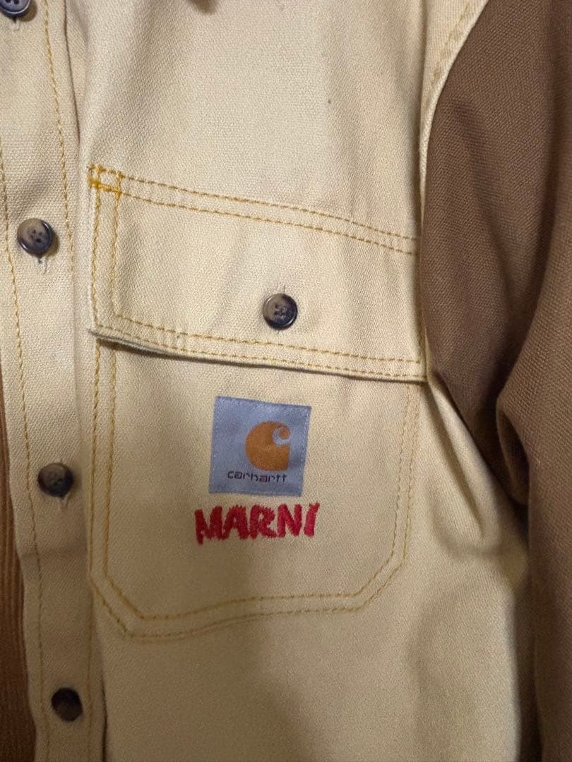 Marni carharrt コラボ　シャツ　ブルゾン　サイズM