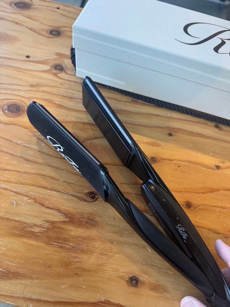 MTG リファ パワーストレートアイロン プロ ブラック　RE-BS-03A