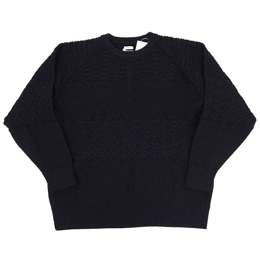 B07393 25FW nanamica セーター ダークネイビー XS