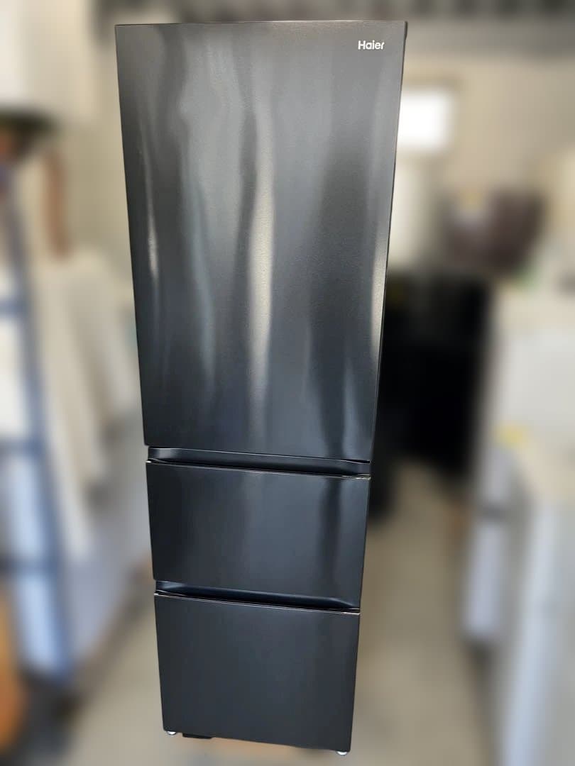 女性オーナー美品！！Haier ハイアール　冷蔵庫 JR-CV34A ブラックT