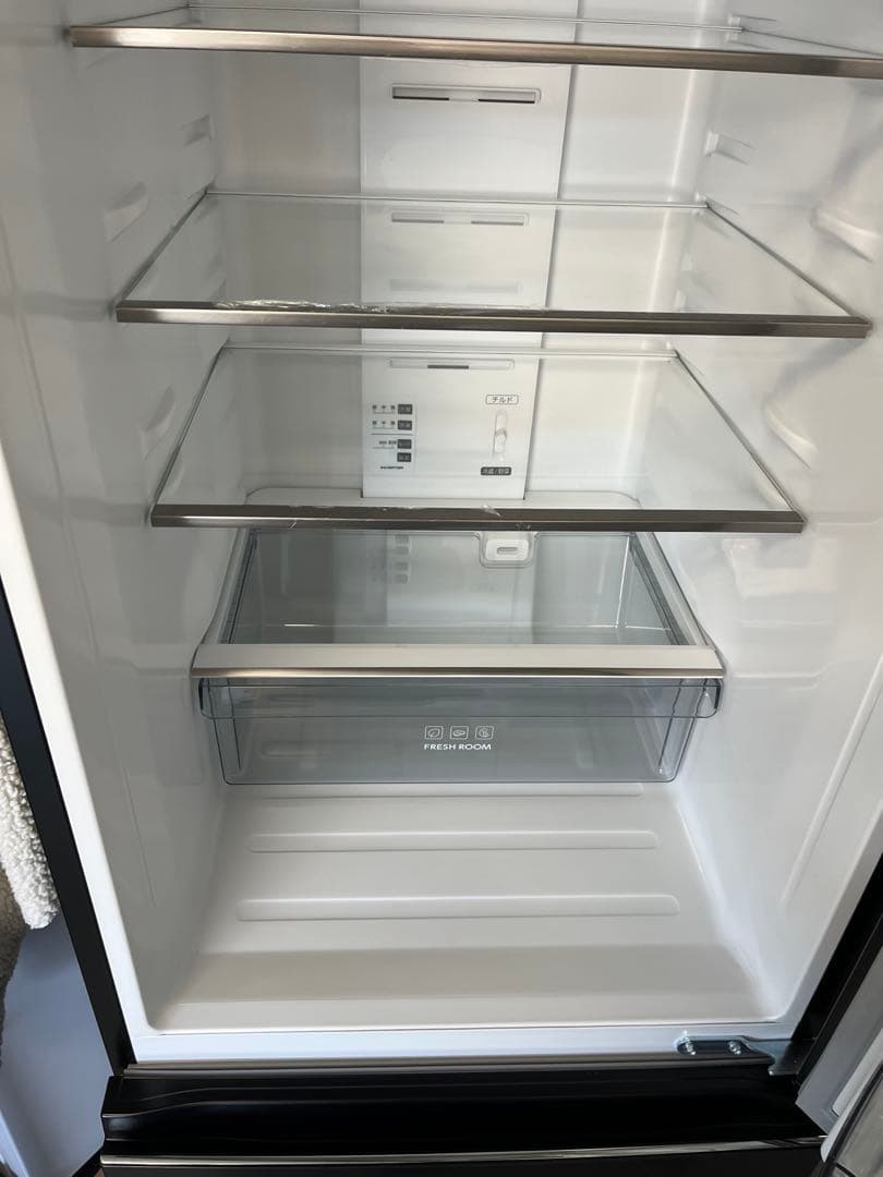 女性オーナー美品！！Haier ハイアール　冷蔵庫 JR-CV34A ブラックT