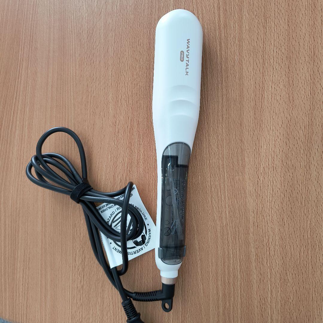 WAVYTALK スチームストレートブラシ スチームラインプロ ホワイト