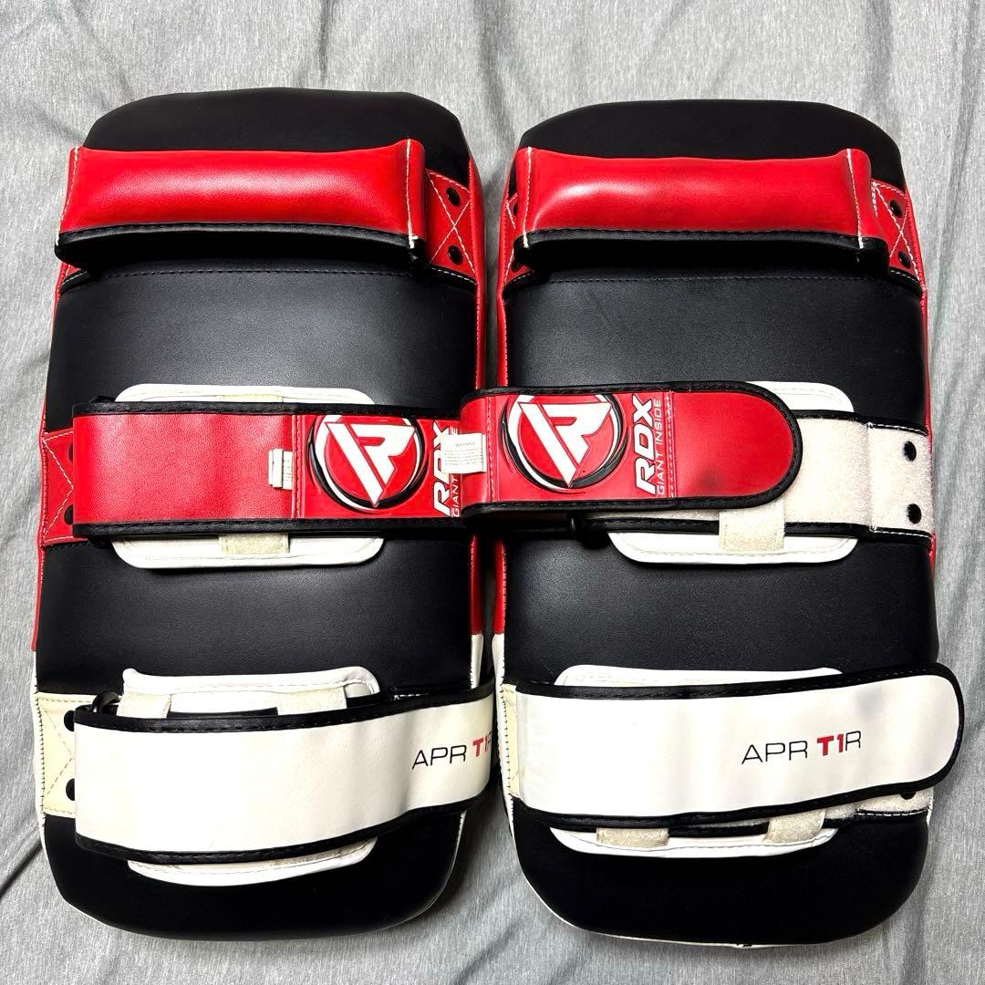 RDX キックミット 2個セット 黒/赤 格闘技 キックボクシング