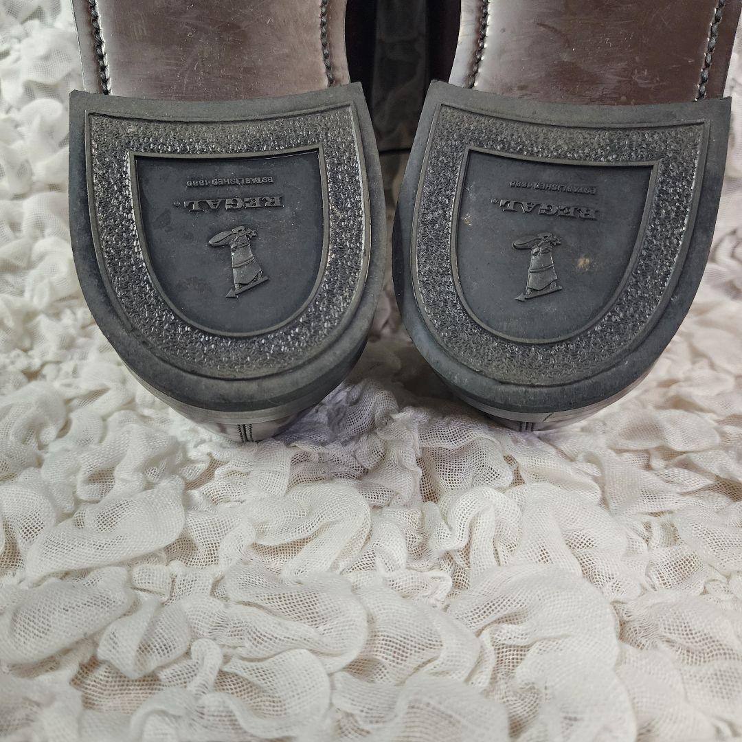 FUKU美品 リーガル 2504 プレーントゥ ビジネス シューズ