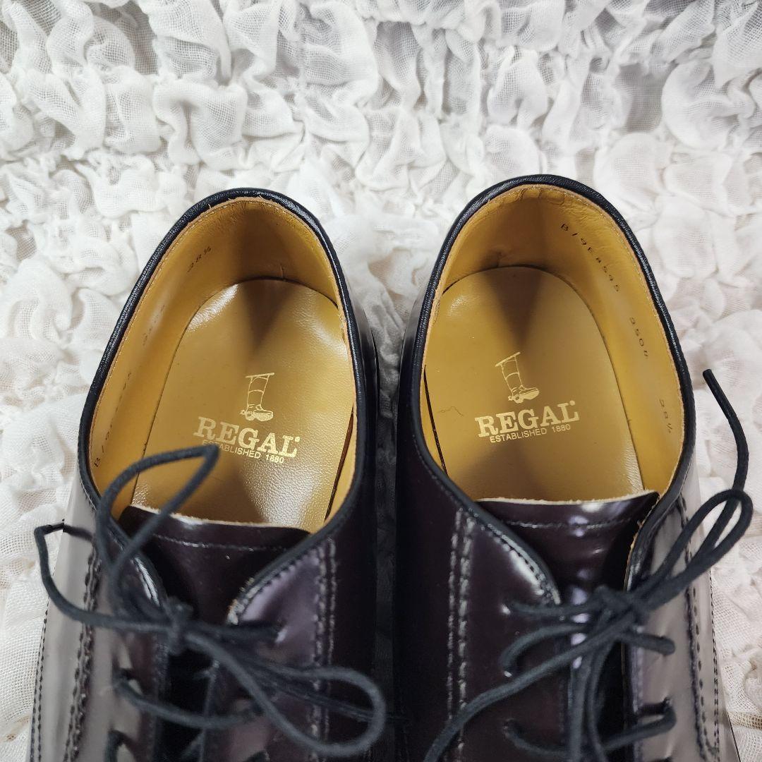 FUKU美品 リーガル 2504 プレーントゥ ビジネス シューズ