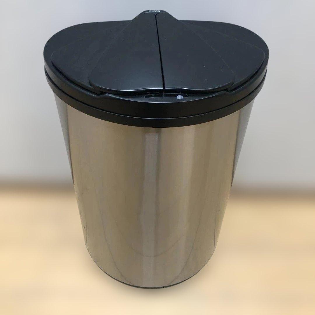 送料無料自動開閉 ごみ箱 41L センサー式 ステンレス 電動88261
