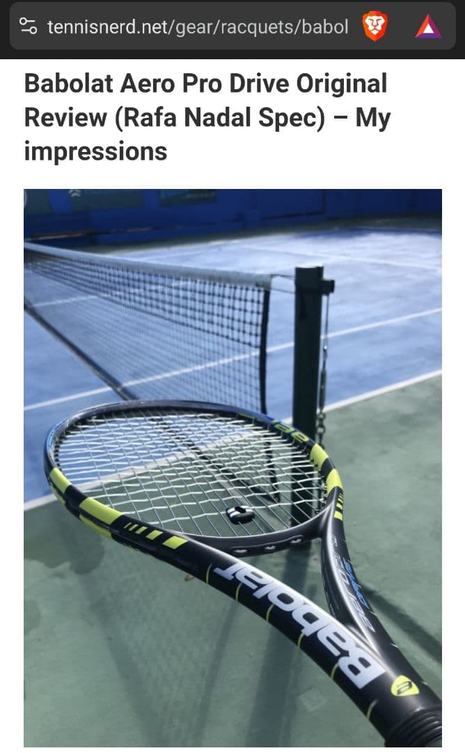 ラケット(軟式用) Babolat Aero Pro Drive Original