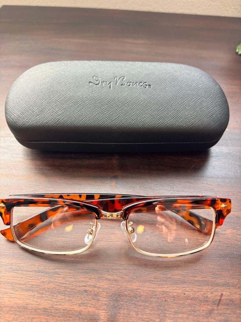 新品未使用！Dry Bonesドライボーンズ サングラス 茶縁メガネ 眼鏡