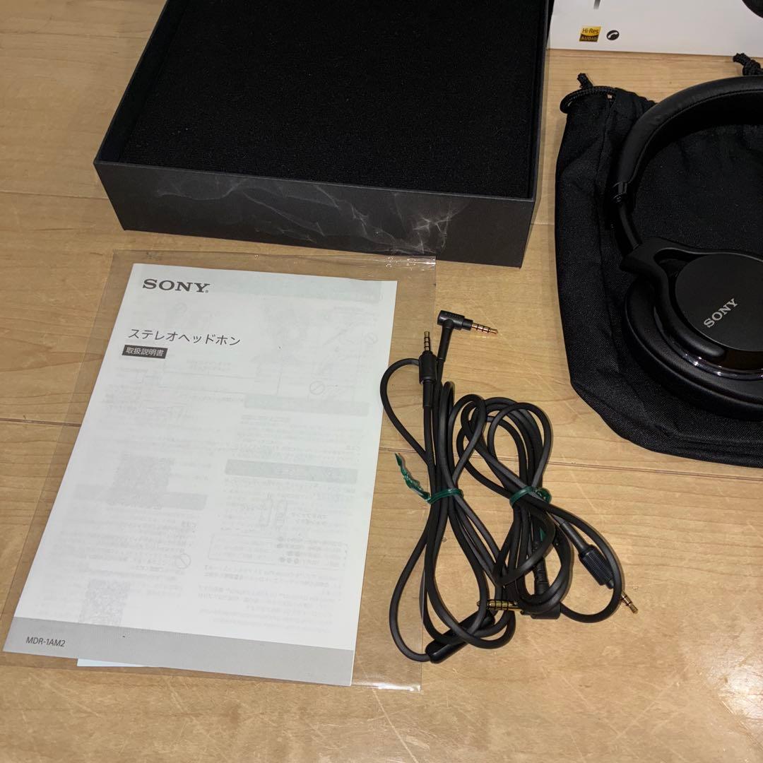 SONY　MDR-1AM2　美品　動作確認済み　外箱付き　ブラック