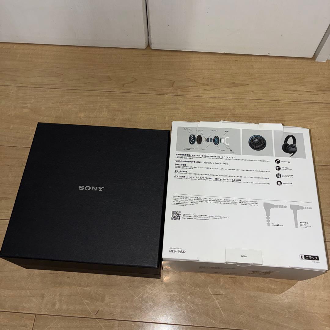 SONY　MDR-1AM2　美品　動作確認済み　外箱付き　ブラック