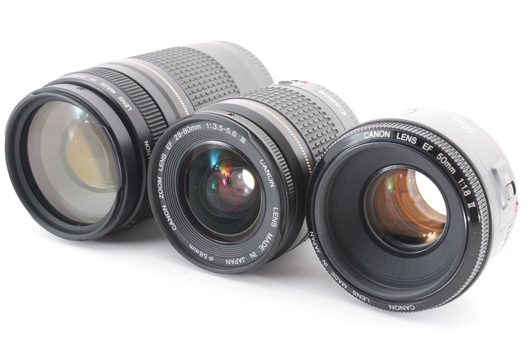 保証付き　Canon EOS 5D Mark IV標準&望遠&単焦点レンズセット